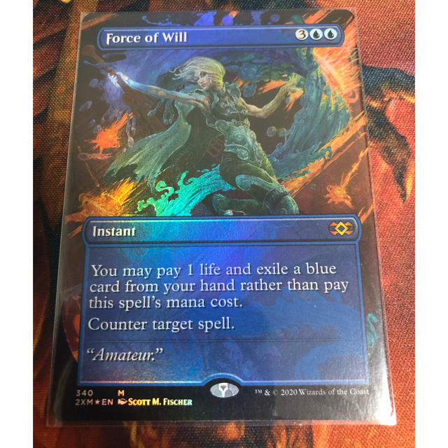 MTG 意志の力 拡張アート FOIL 英語版