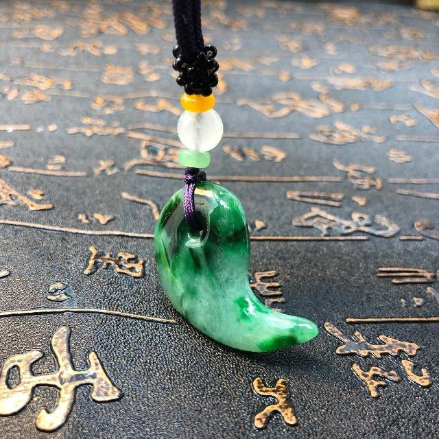 福袋 3万円引き ネックレス 蟹 本翡翠 氷ヒスイ 黄色 金運アップ 本物保証