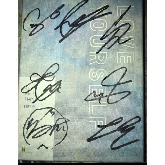 防弾少年団バンタンBTS ジミンサイン直筆公式ファイル