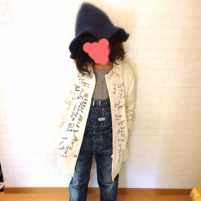 DENIM DUNGAREE - denim & dungaree 落書きショップコート130の通販 by