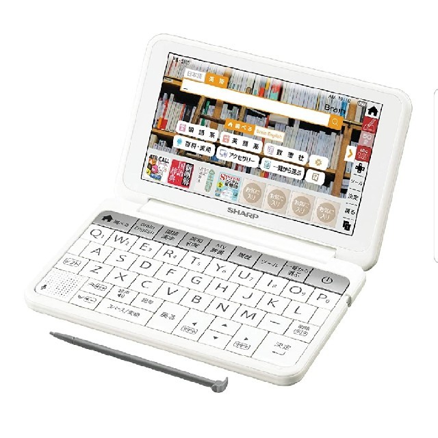 SHARP カラー 電子辞書 PW-SH6-W ホワイト