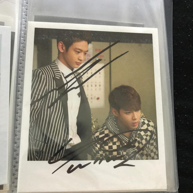 レア】SHINee 直筆サイン 5人 フォトカード レアSHINee SHINee サイン