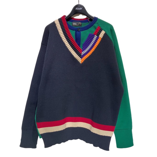 kolor - kolor クレイジーパターン ニットの通販 by smomo's shop