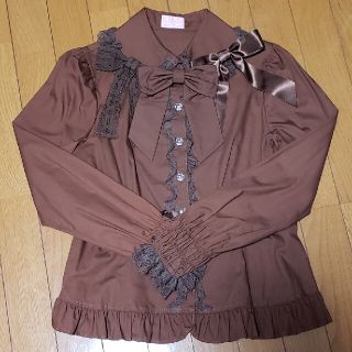 Angelic Pretty（シャツ/ブラウス(長袖/七分) ・ ブラウン/茶色系）の