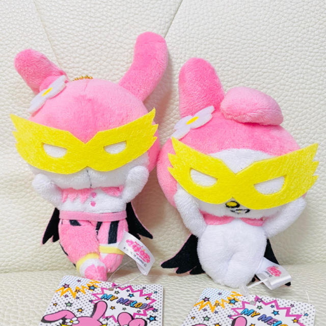 マイメロディ - おねがいマイメロディ ウサミミ仮面 ぬいぐるみ