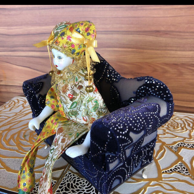 □ミニチュアドールソファー□(ブライス、リカちゃんなどに）BA-29