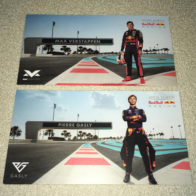 レッドブルF1 サイン入りドライバーズカード フェルスタッペン