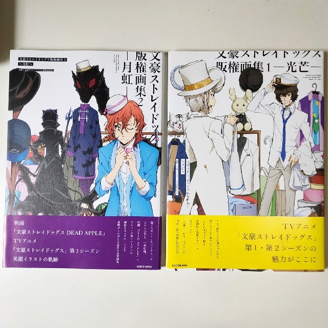 文豪ストレイドッグス 版権 画集1 -光芒- 画集2 -月虹-の通販 by y's