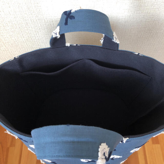 ハンドメイド＊skipトートバッグ minaperhonen