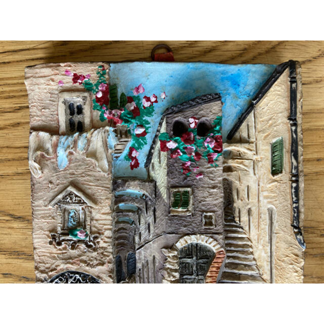 立体絵画・Le vie d Italia】木彫り・彫刻（イタリア製）の通販 by