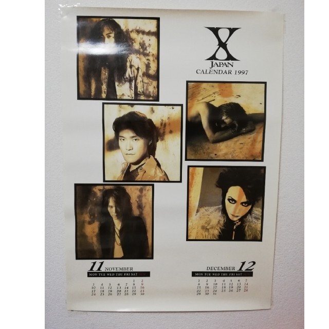 ☆ポスター58☆ X JAPAN 1997年11.12月 カレンダーの通販 by SUN's