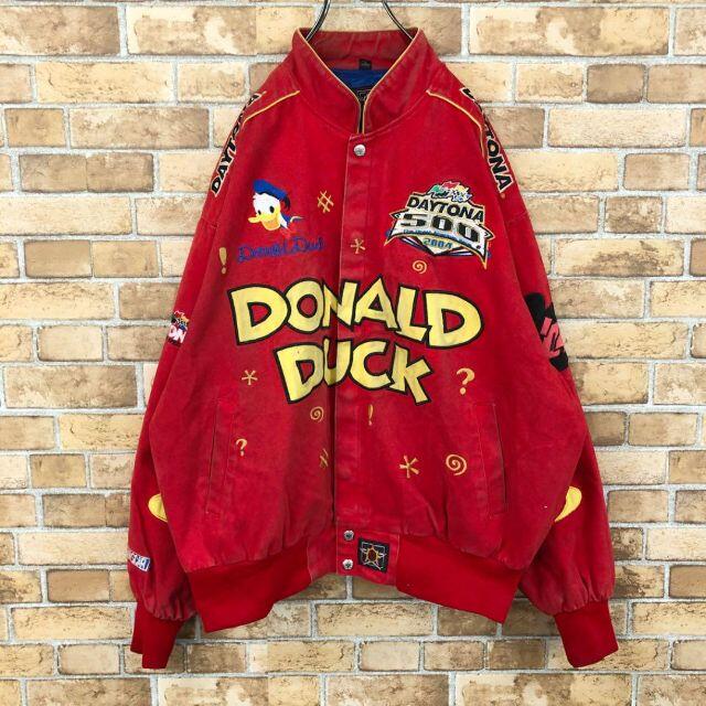 ☆JHデザイン☆ドナルドダック レーシングジャケット ディズニーキャラ