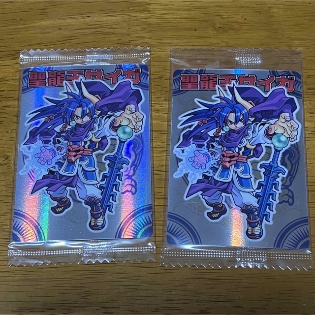 神羅万象チョコ 第一章 第一弾 光龍王サイガ 青龍王サイガの通販 by