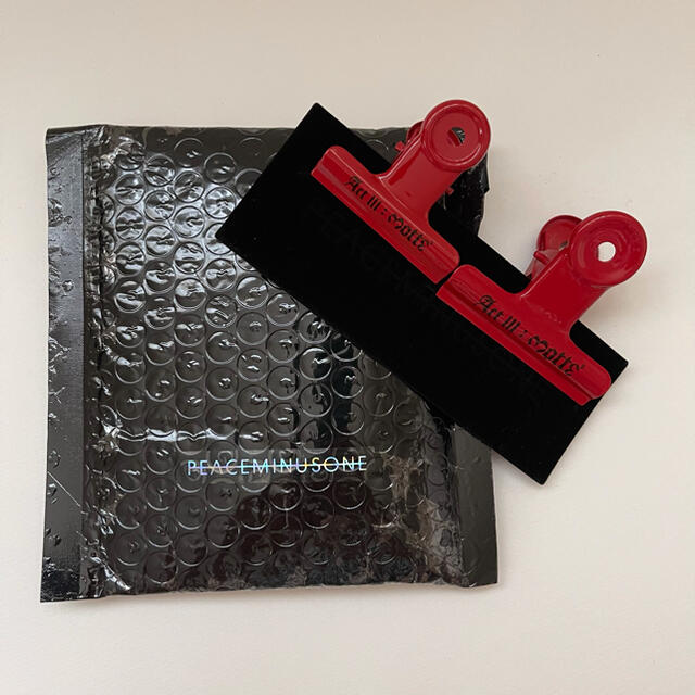 PEACEMINUSONE - -1様専用 peaceminusone クリップ ジヨン 赤 PMO