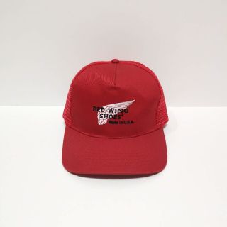 REDWING - 90s レッドウイング REDWING メッシュ CAP キャップ 赤 USA