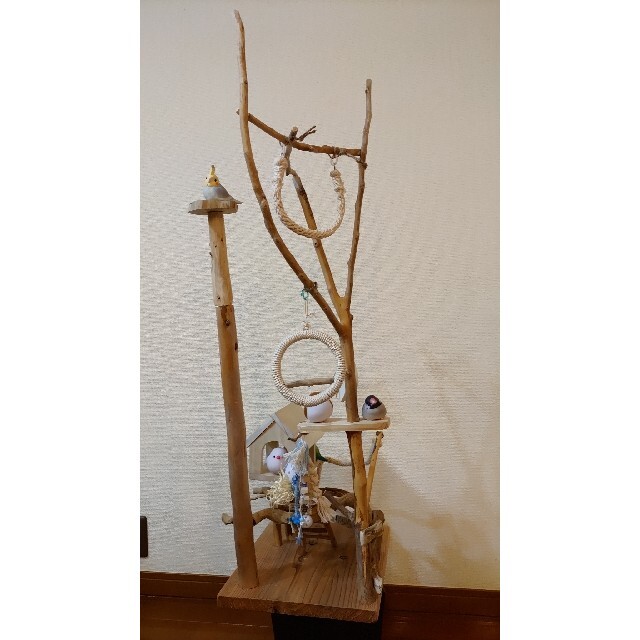 バードアスレチック3way♪ ハンドメイド 流木 バードジムの通販 by Rin