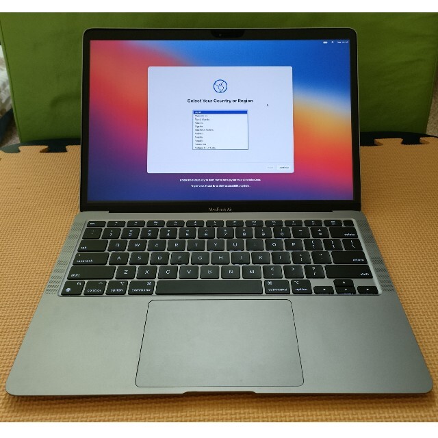MacBook Air M1 USキーボード スペースグレイ