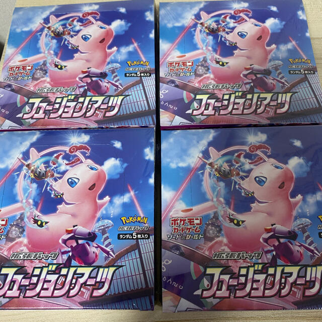 ポケカ フュージョンアーツ 4BOX シュリンク付