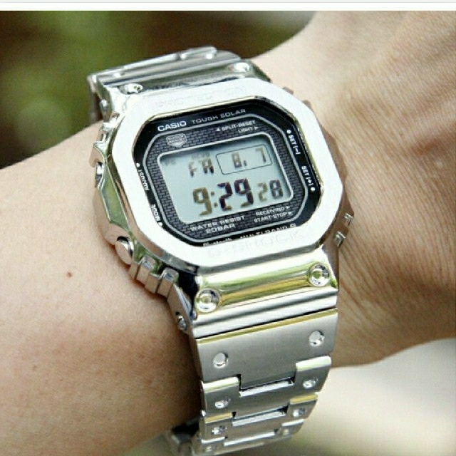 G-SHOCK - G-SHOCK フルメタル シルバー 木村拓哉 GMW-B5000D-1JFの