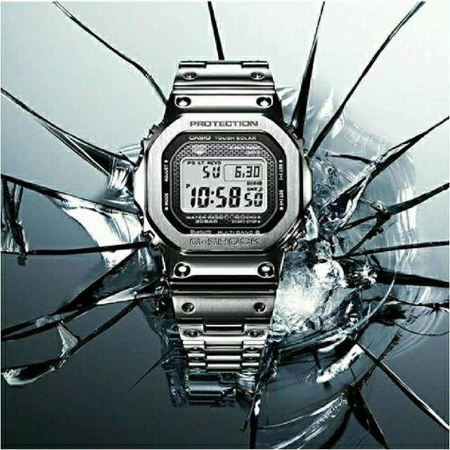 G-SHOCK - G-SHOCK フルメタル シルバー 木村拓哉 GMW-B5000D-1JFの
