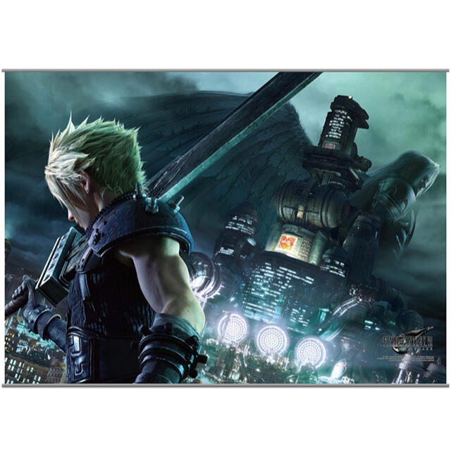 FINAL FANTASY VII AC ウォールスクロールポスター クラウド FINAL