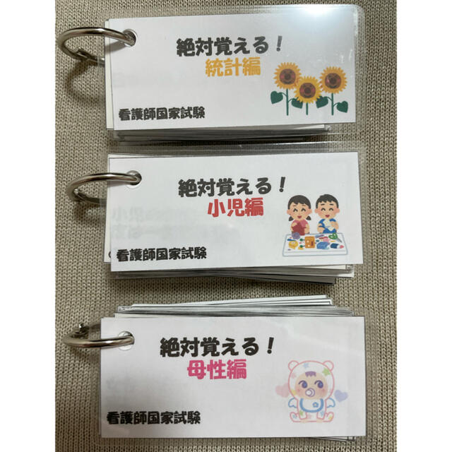 看護師国家試験 単語帳 暗記カードの通販 by popo.｜ラクマ