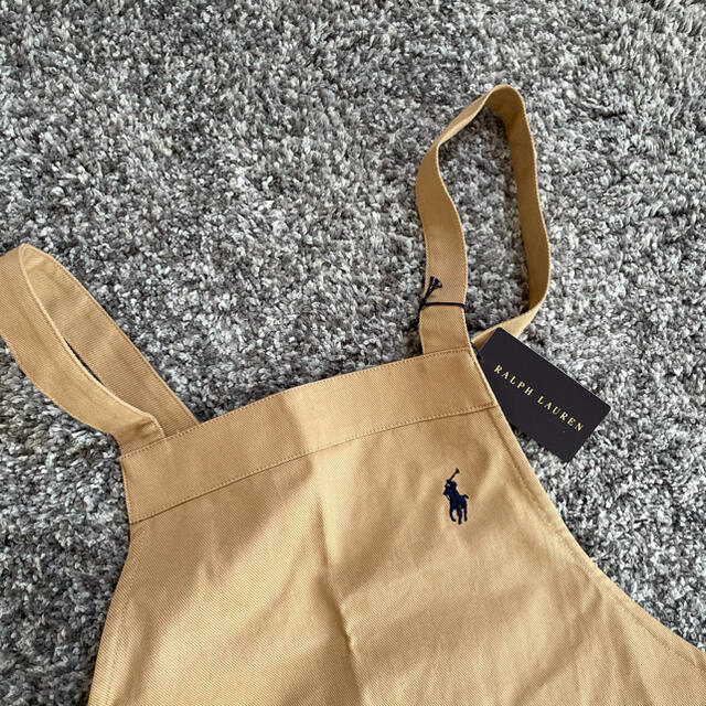 RALPH LAUREN 刺繍入りチノエプロン RALPH LAUREN 刺繍入りチノ
