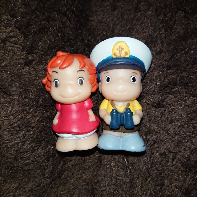 ジブリ - 崖の上のポニョ ポニョ と 宗介( そうすけ) ジブリ 指人形