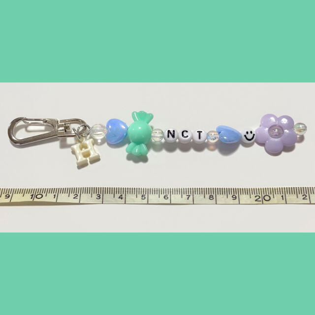 210328E】 nct ヘチャン ビーズ キーホルダー オーダー 韓国
