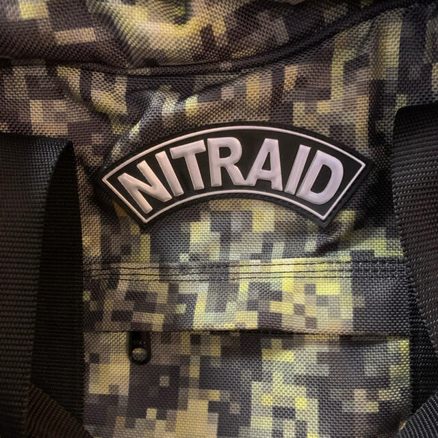 nitraid ナイトレイド カモフラージュ ダッフルバッグ リアルウィード