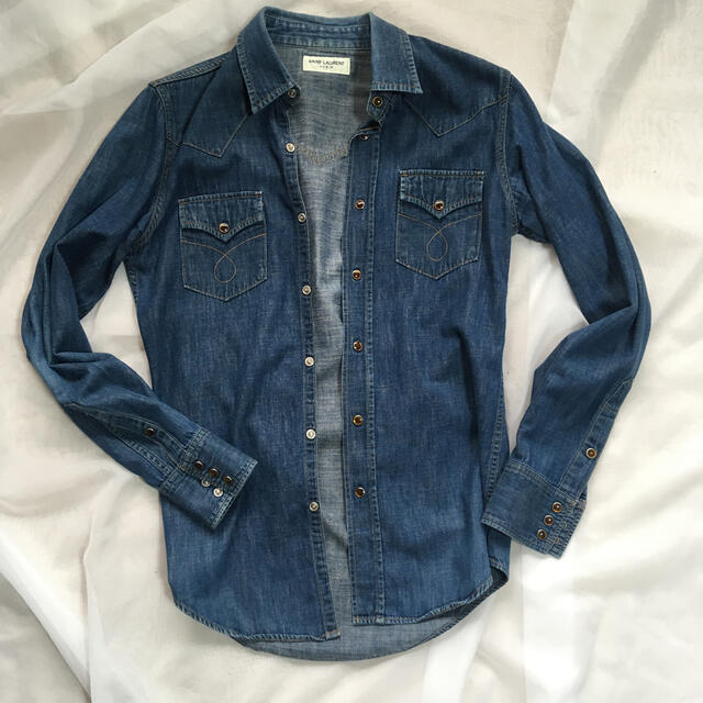 SAINT LAURENT - サンローラン デニムシャツの通販 by Eddiei's shop