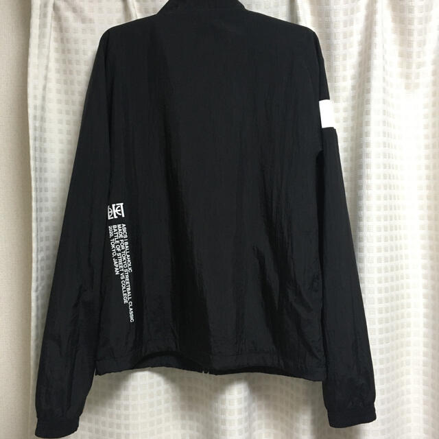 ballaholic×asics 2021 ナイロンジャケット 黒 Lサイズ asics