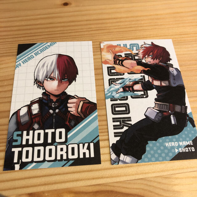 ヒロアカ ヒロアカ展 轟 轟焦凍 名刺カード オリジン シークレットの