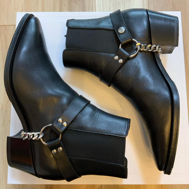 CELINE - カズ様 CELINE カマルグ バイカー チェルシーブーツ 42の通販