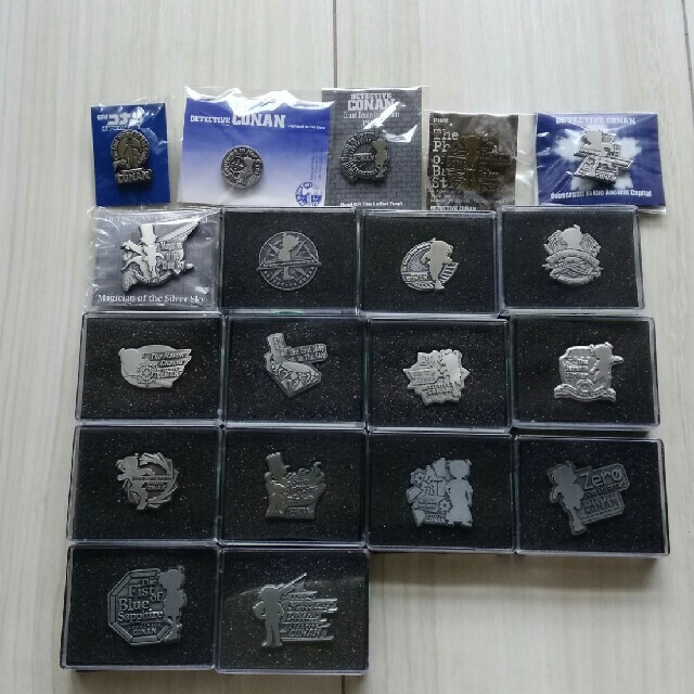 コナン 名探偵コナン ピンバッジ ピンズ セット 劇場版 映画 緋色の