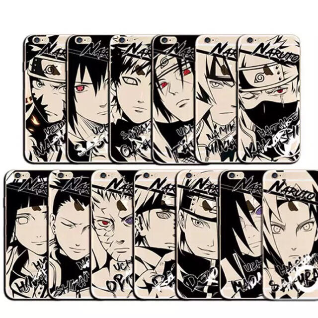 NARUTO】立体柄ブラック はたけカカシ【iPhone X/Xs】の通販 by