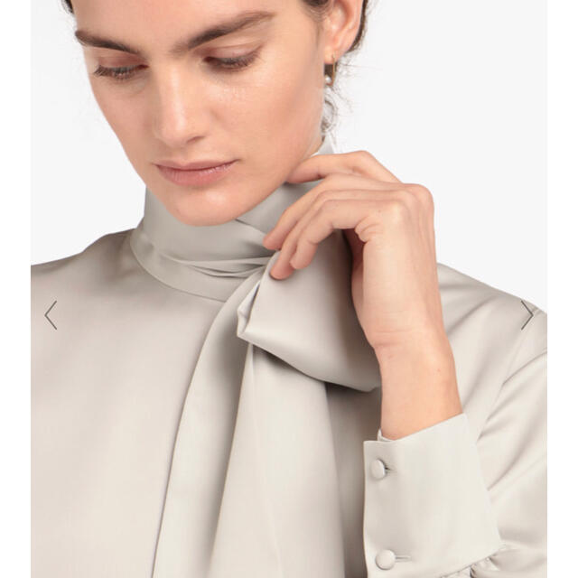 Theory luxe - Theory luxe 21ss プルオーバーボウタイブラウスの通販