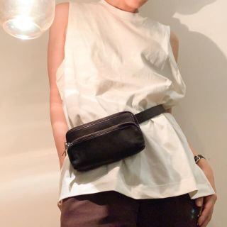 COS - COS ウエストバッグ ボディバッグ レザー 黒の通販 by KEITO's