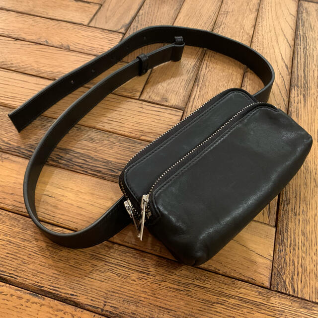 COS - COS ウエストバッグ ボディバッグ レザー 黒の通販 by KEITO's