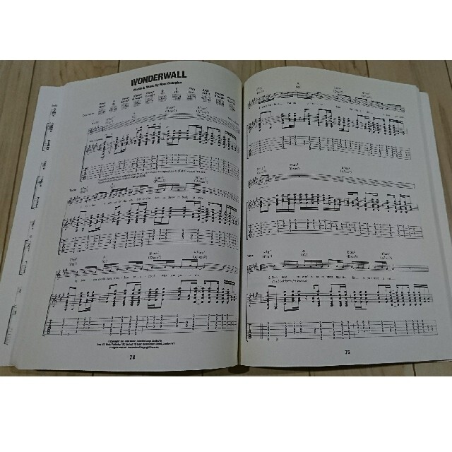 oasis FAMILIAR TO MILLIONS ギター TAB譜 バンスコの通販 by 恭｜ラクマ