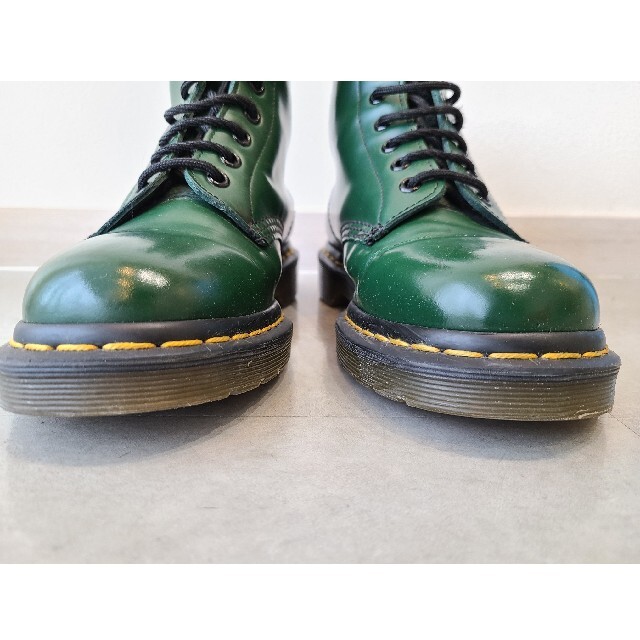 Dr.Martens - Dr.Martens ドクターマーチン 8ホールブーツグリーン uk6