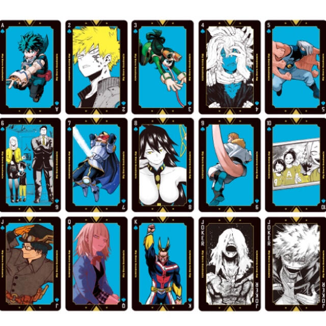 僕のヒーローアカデミア展 ヒロアカ展 原作 箔押しトランプ BOX 爆豪