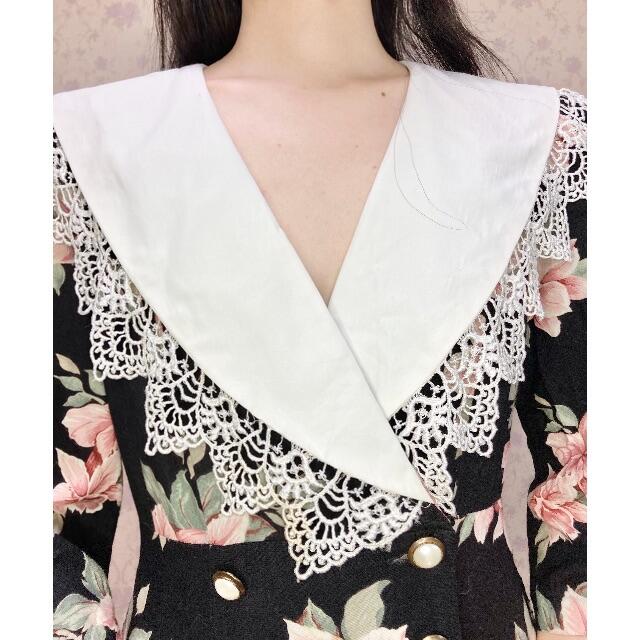 GUNNE SAX - 80年代の上品でロマンティックな花柄ワンピース🎀の通販