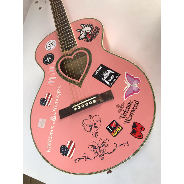希少JJ Heart アコースティックギター JJC-HRTKIT ピンク JJ HEART JJ