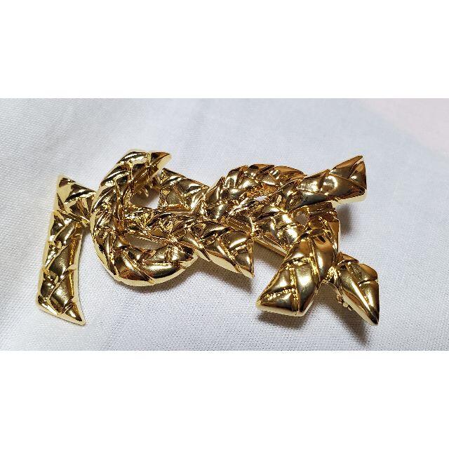 希少】サンローラン ネジ OXIDIZED SILVER ブローチ