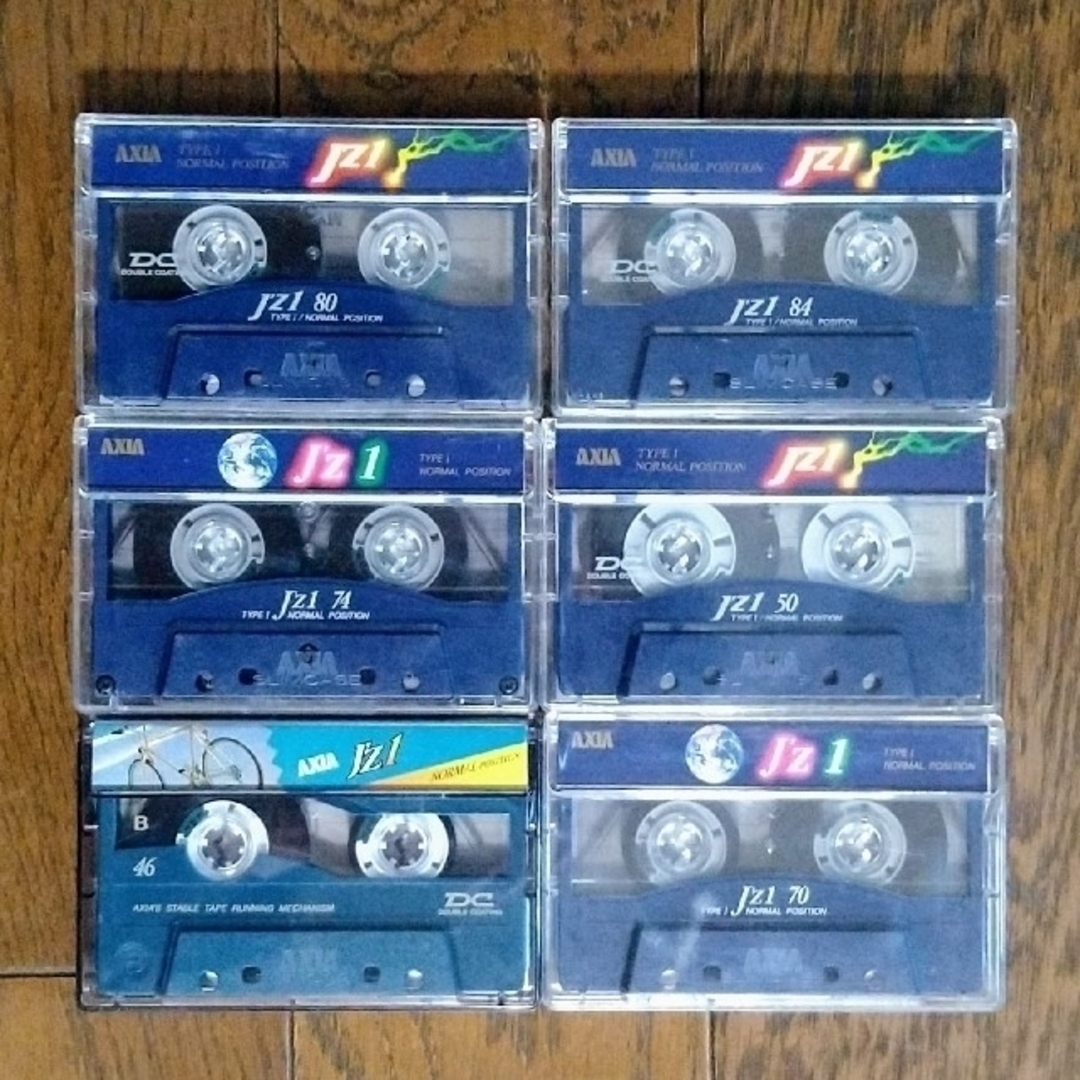Sレトロ】AXIA J'Z 1カセットテープ中古6本セットの通販 by NamiNami