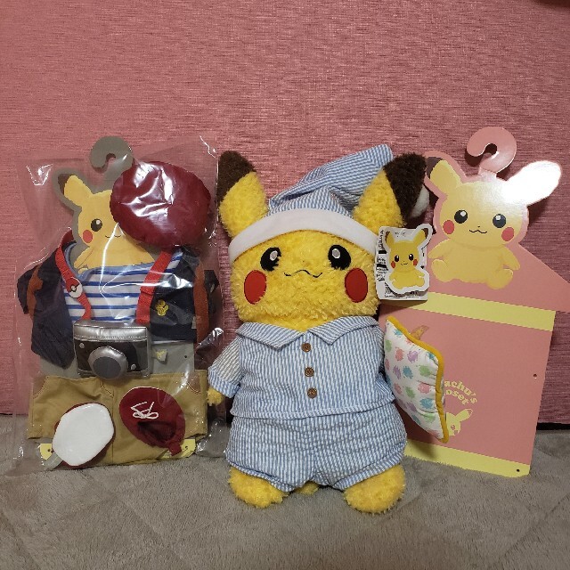 ポケモン - ポケモン Pikachu's Closet ピカチュウ ぬいぐるみ 着せ