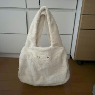 agnes b. - agnes b ファーバッグ オフホワイト 冬バッグ アニエスべー