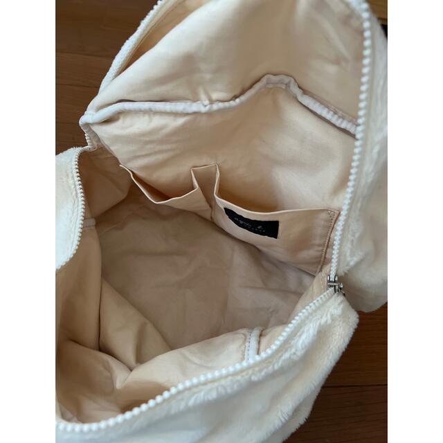 agnes b. - agnes b ファーバッグ オフホワイト 冬バッグ アニエスべー