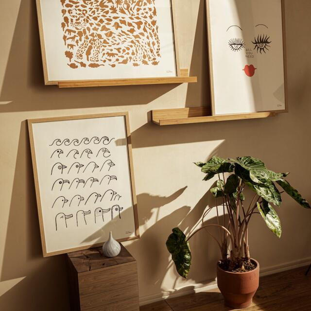 iittala - ラスト1☆iittala イッタラ バードハウス アートポスター 50